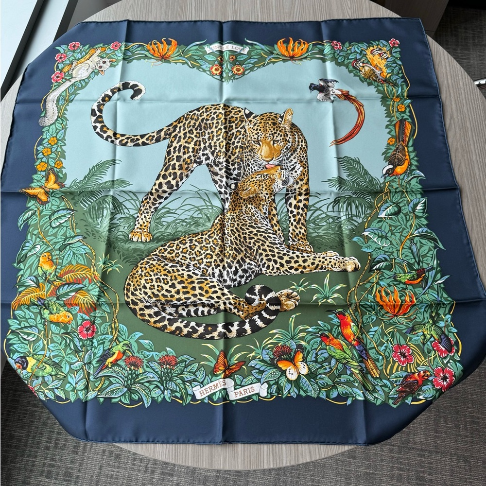 Hermes Jungle Love forever scarf